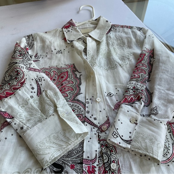 Nice and casual  100% linen top. - Picture 11 of 15